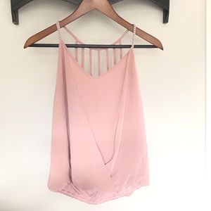 ❗️2/$10 Blush pink tank blouse